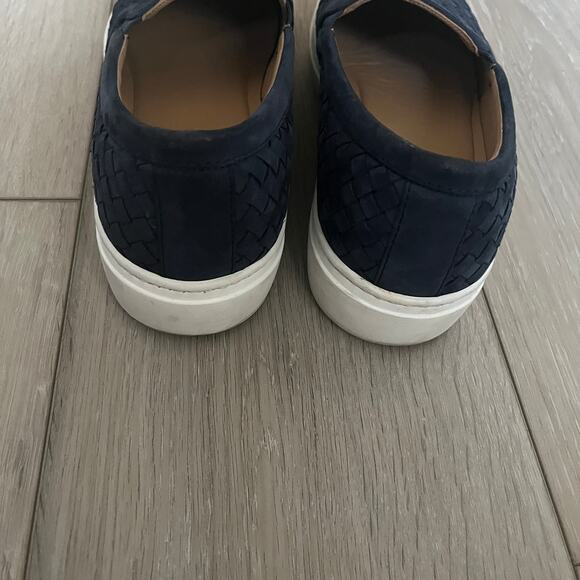 M. Gemi 'The Cherchio' Sneaker Women's 39 / US 8.5 Navy Blue Woven Slip On Shoe - Picture 7 of 10